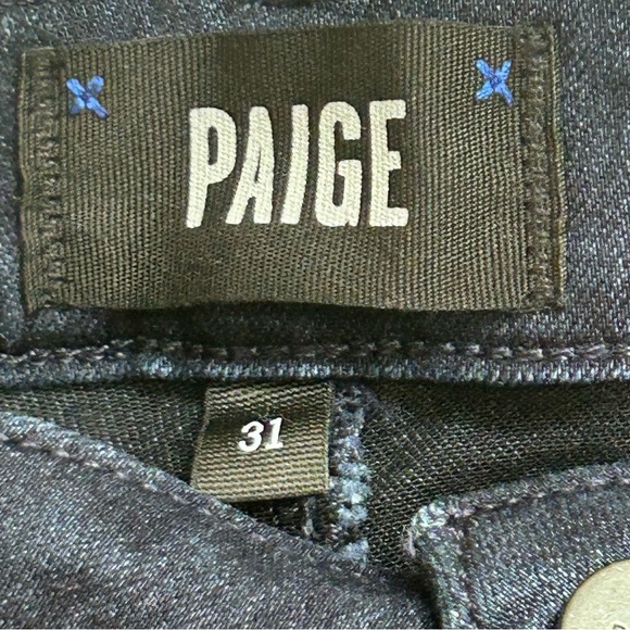 PAIGE High Rise Muse Skinny Jeans Dark Wash Lana DNM521 Women’s Size 31 - Picture 6 of 10